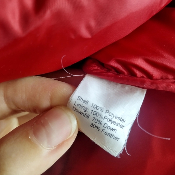 J. Crew Quilted Red Vest Men's Sz L - Picture 6 of 8